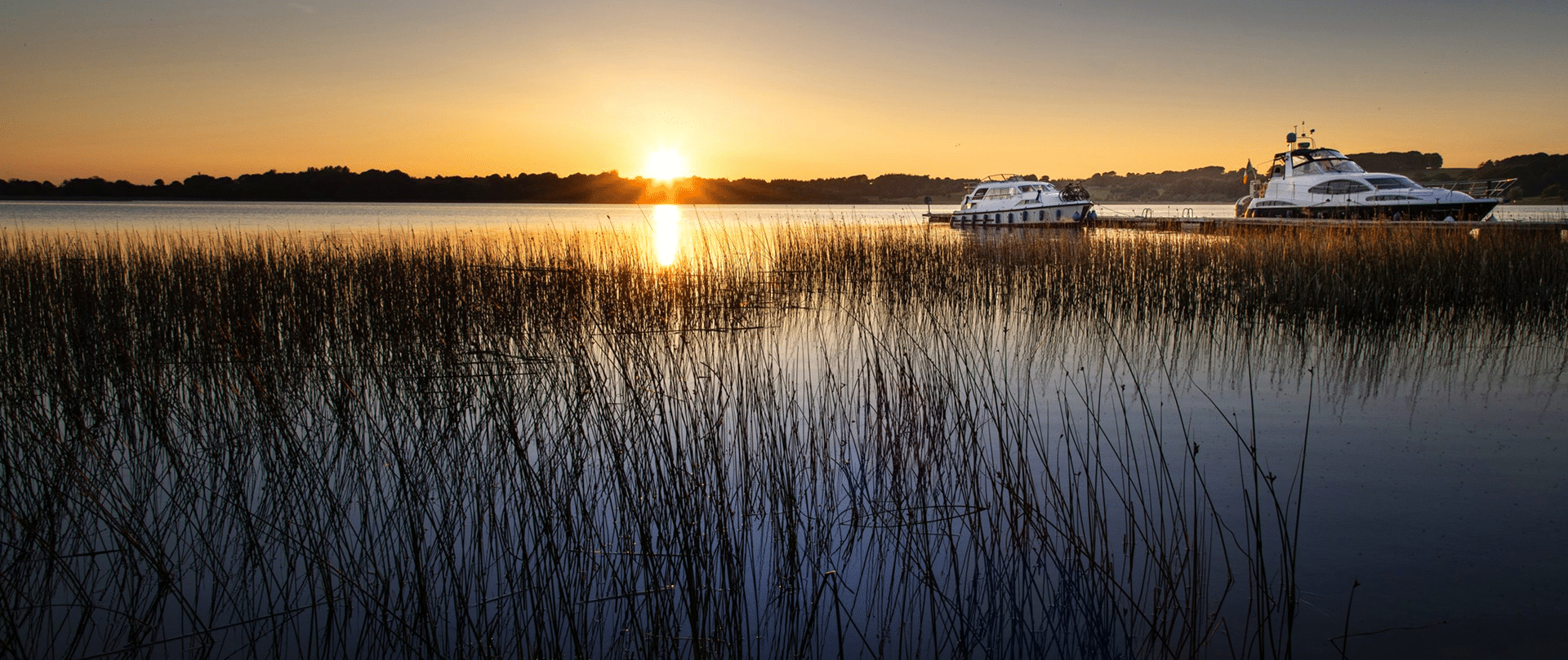 sunset at the Shannon river