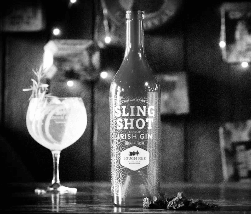 sligshot irish gin - Lough Ree Distillery