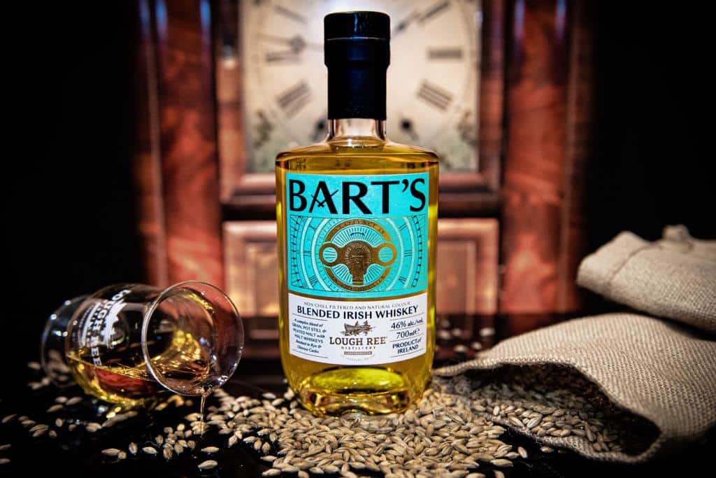 Bart's blended Irish whiskey bottle
